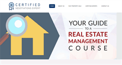 Desktop Screenshot of certifiednegotiationsexpert.com
